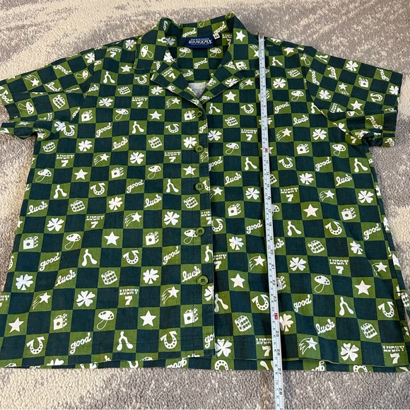 BIG BUD PRESS Pantry Button Up Camp Collar Shirt In Green - Picture 7 of 7